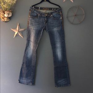 Rock & Roll Cowgirl denim jeans.